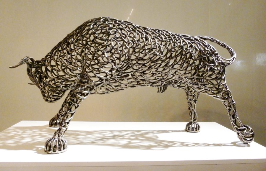 Vincent libecq sculpture le taureau ART MAG