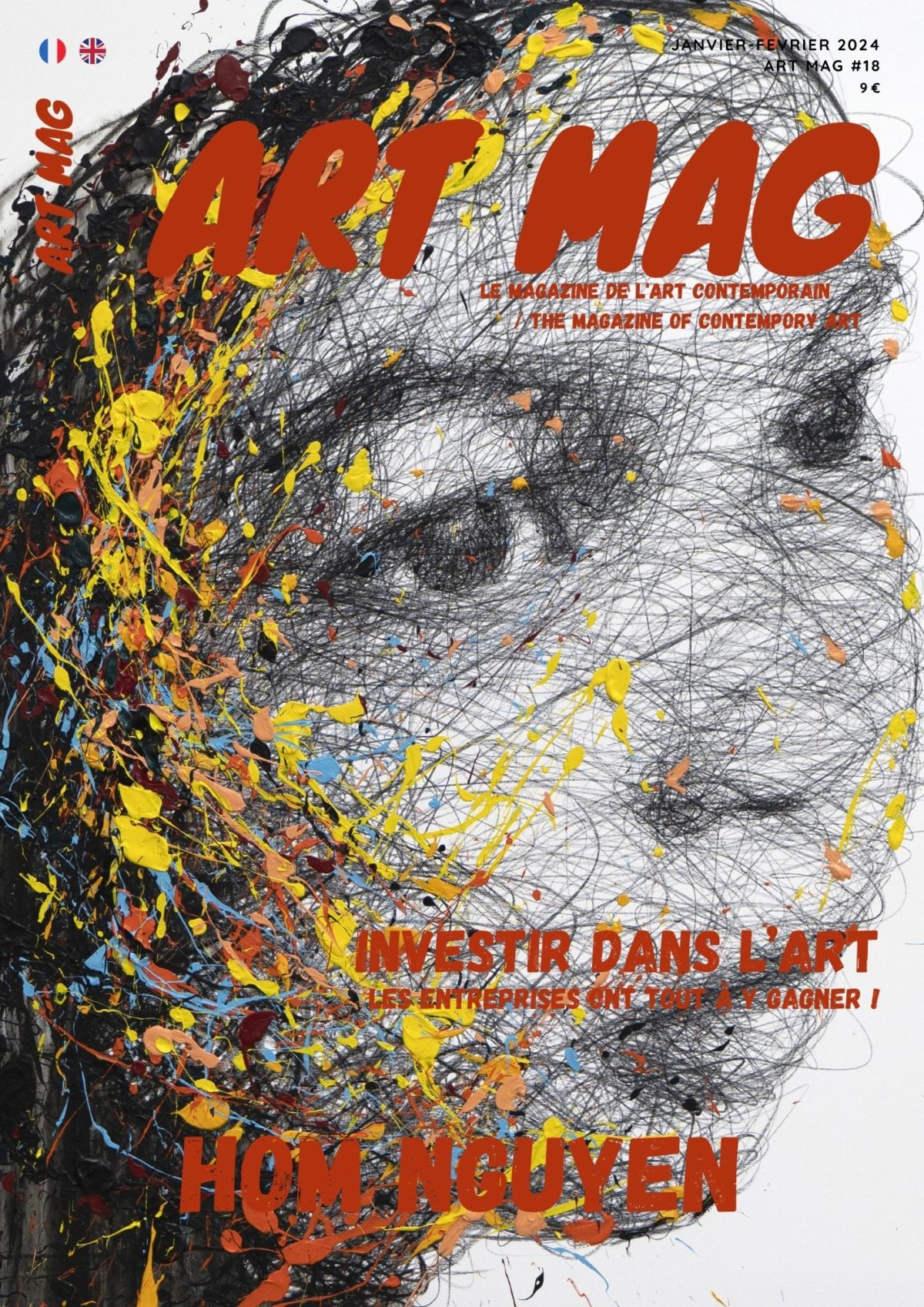 COUVERTURE MAGAZINEART MAG 18 HOM NGUYEN DEFISCALISATION DE L'ART POUR LES ENTREPRISES
